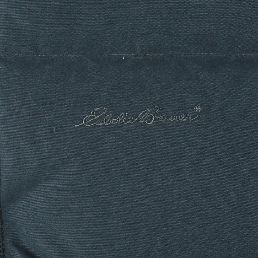 2000'S Eddie Bauer goose down vest, women's size M polyester green type Vintage Second Hand