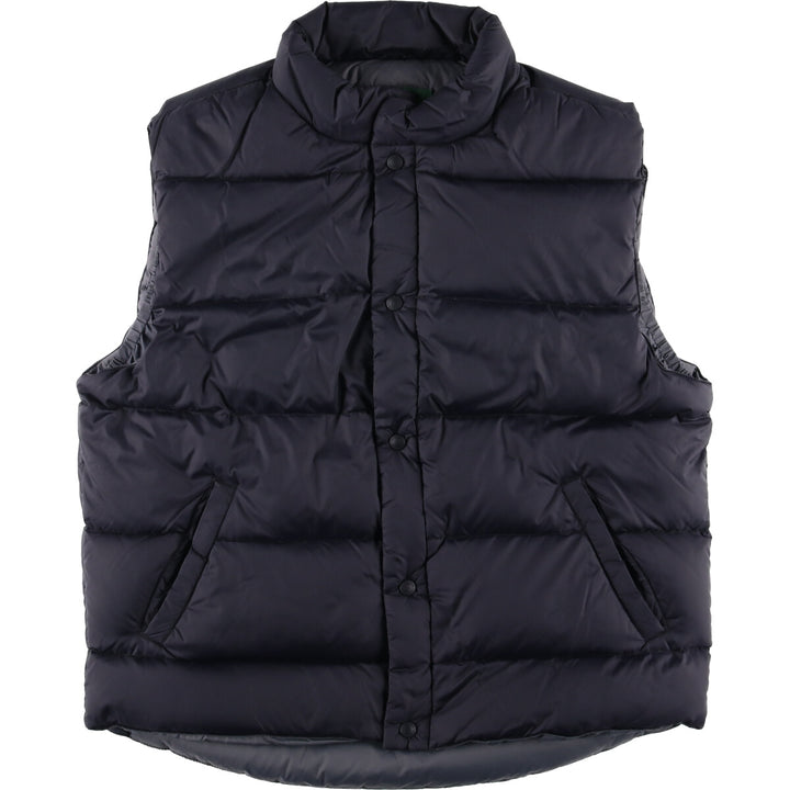90s-00'S Cabelas Vintage Goose Down Vest, Men's Size L Nylon black type Vintage Second Hand