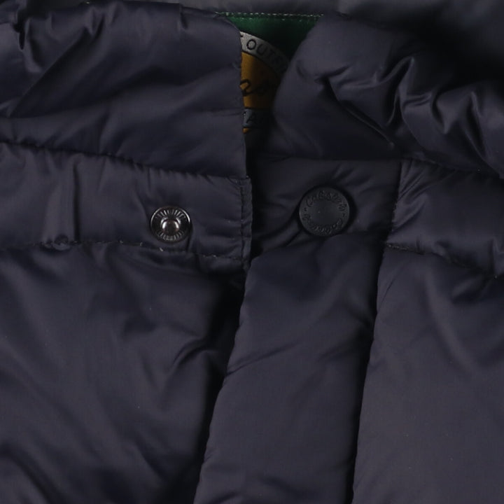 90s-00'S Cabelas Vintage Goose Down Vest, Men's Size L Nylon black type Vintage Second Hand