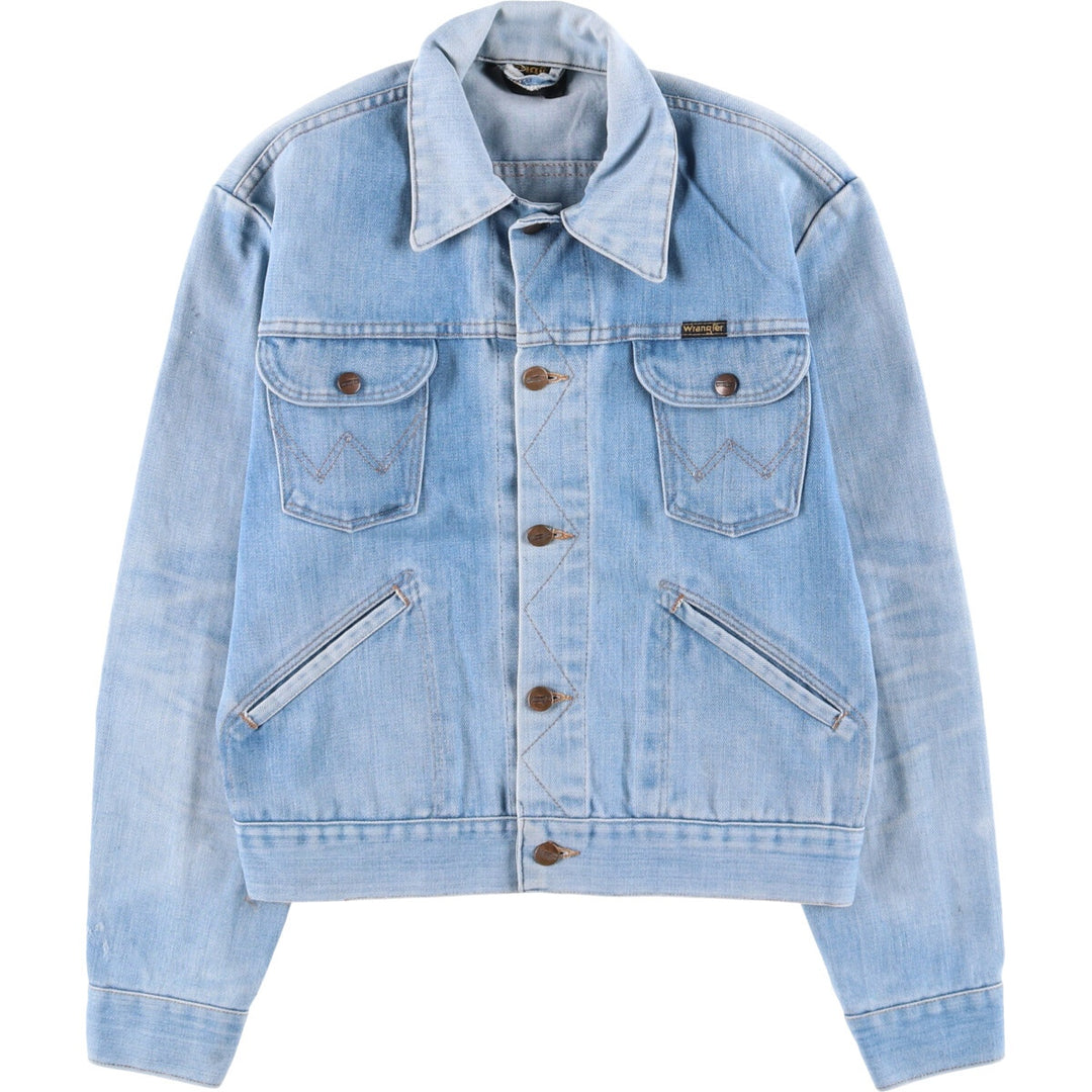 Vintage 70s-80'S Wrangler denim jacket, size M, men's cotton blue type Vintage Second Hand