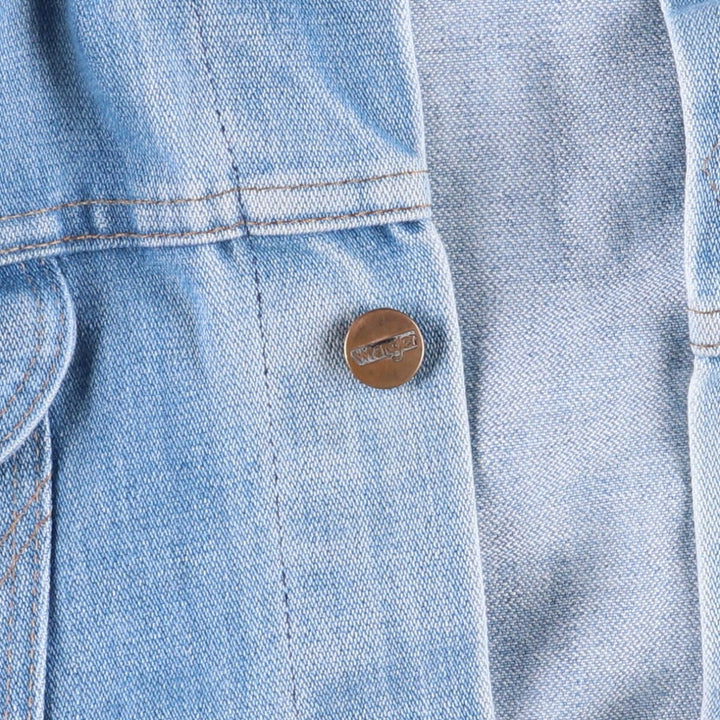 Vintage 70s-80'S Wrangler denim jacket, size M, men's cotton blue type Vintage Second Hand