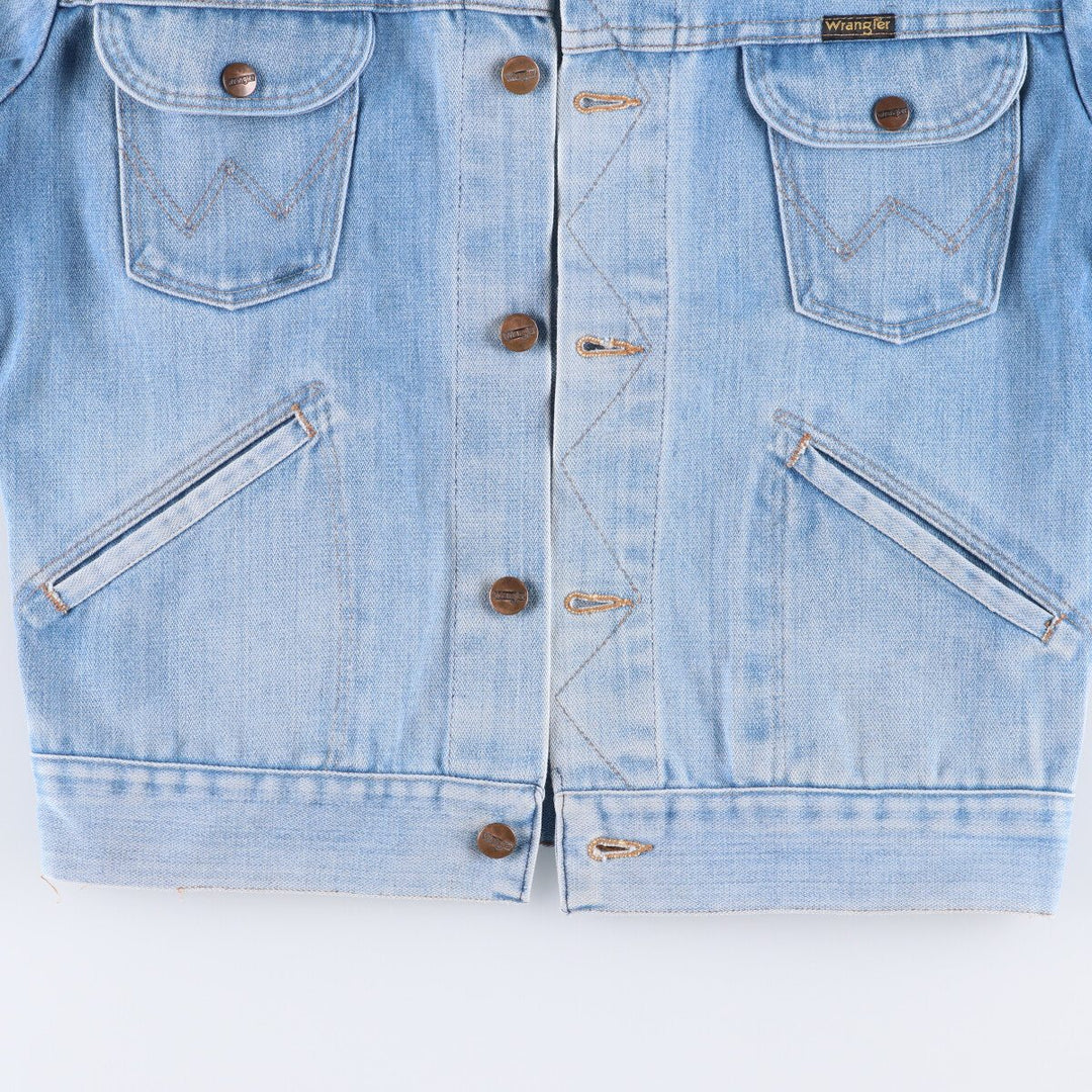 Vintage 70s-80'S Wrangler denim jacket, size M, men's cotton blue type Vintage Second Hand
