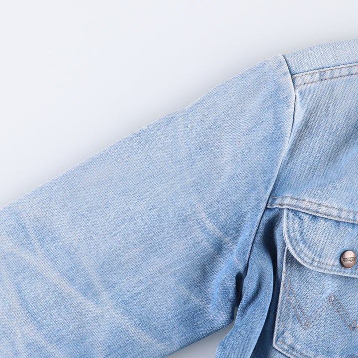 Vintage 70s-80'S Wrangler denim jacket, size M, men's cotton blue type Vintage Second Hand