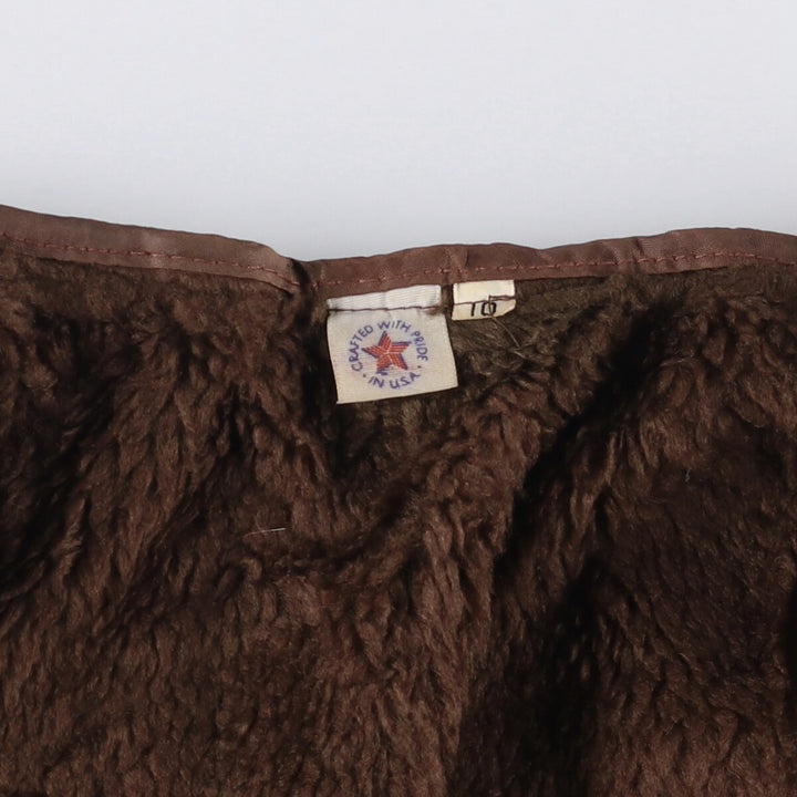 Vintage 1970'S single rider jacket, made in the USA, size M, women's genuine leather burgundy type Vintage Second Hand