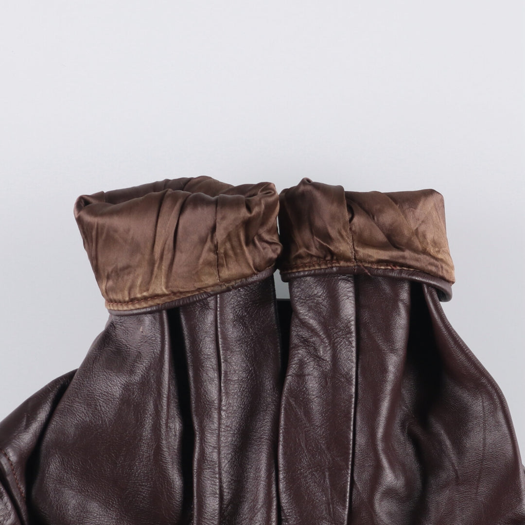 Vintage 1970'S single rider jacket, made in the USA, size M, women's genuine leather burgundy type Vintage Second Hand