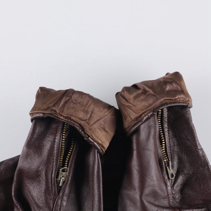 Vintage 1970'S single rider jacket, made in the USA, size M, women's genuine leather burgundy type Vintage Second Hand