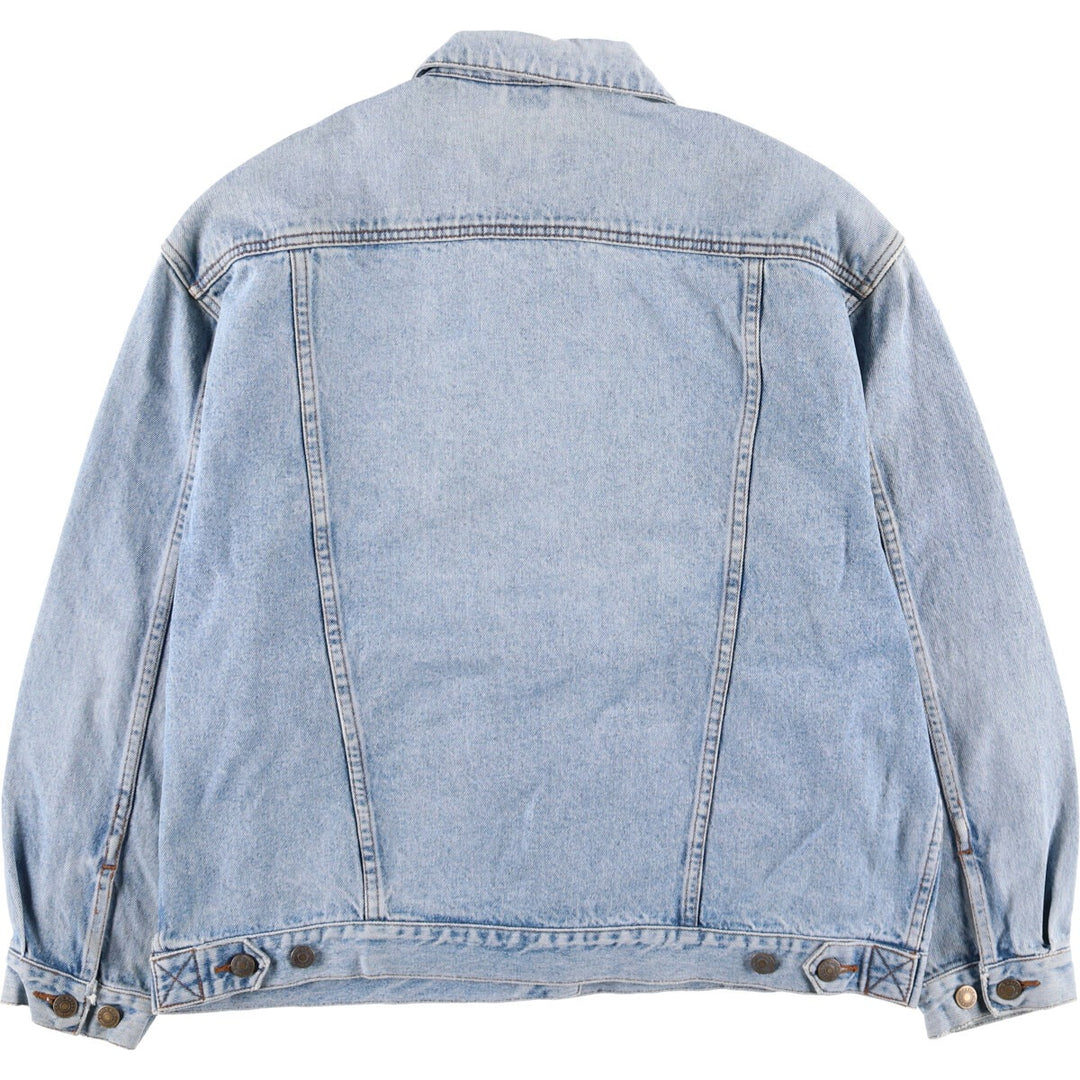 Vintage 80s-90'S Eddie Bauer denim jacket, made in Malaysia, women's size L cotton blue type Vintage Second Hand