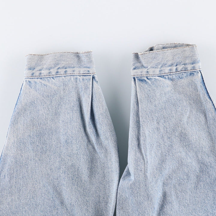 Vintage 80s-90'S Eddie Bauer denim jacket, made in Malaysia, women's size L cotton blue type Vintage Second Hand