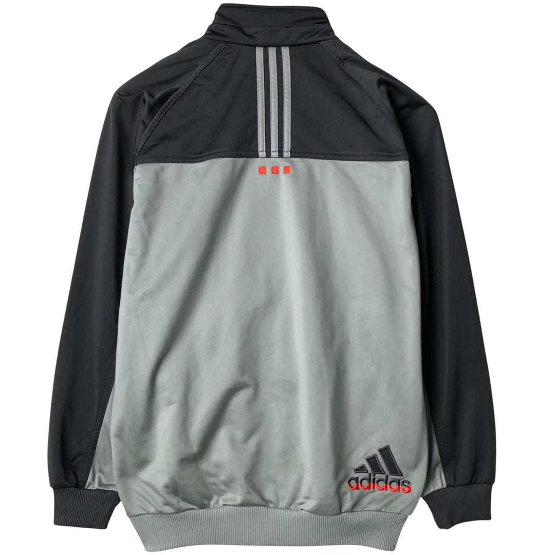 00'S adidas jersey track jacket, men's size S polyester gray type Vintage Second Hand