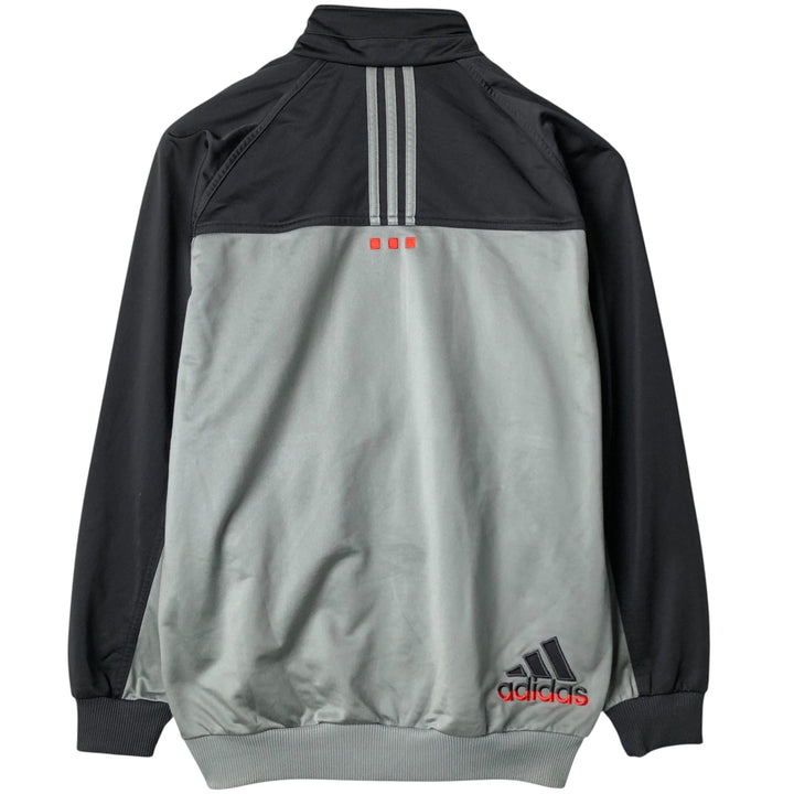 00'S adidas jersey track jacket, men's size S polyester gray type Vintage Second Hand