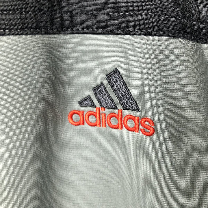 00'S adidas jersey track jacket, men's size S polyester gray type Vintage Second Hand