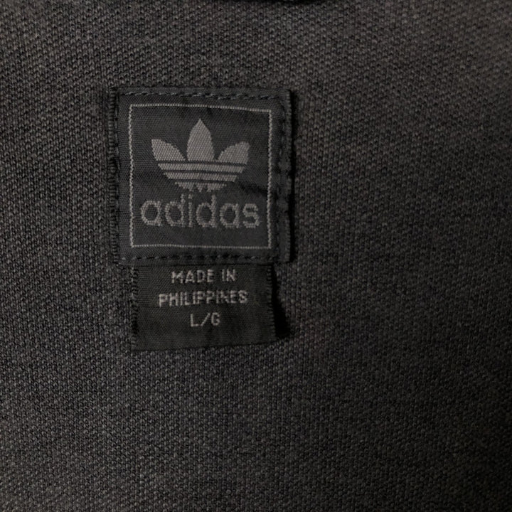 00'S adidas Originals Jersey Track Jacket Men's Size L cotton black type Vintage Second Hand