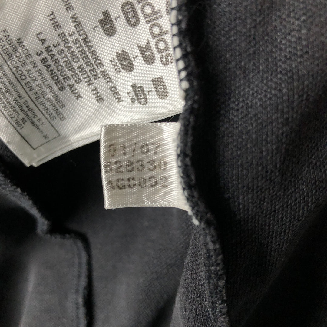 00'S adidas Originals Jersey Track Jacket Men's Size L cotton black type Vintage Second Hand