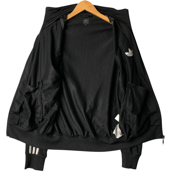 00'S adidas Originals Jersey Track Jacket Men's M polyester black type Vintage Second Hand