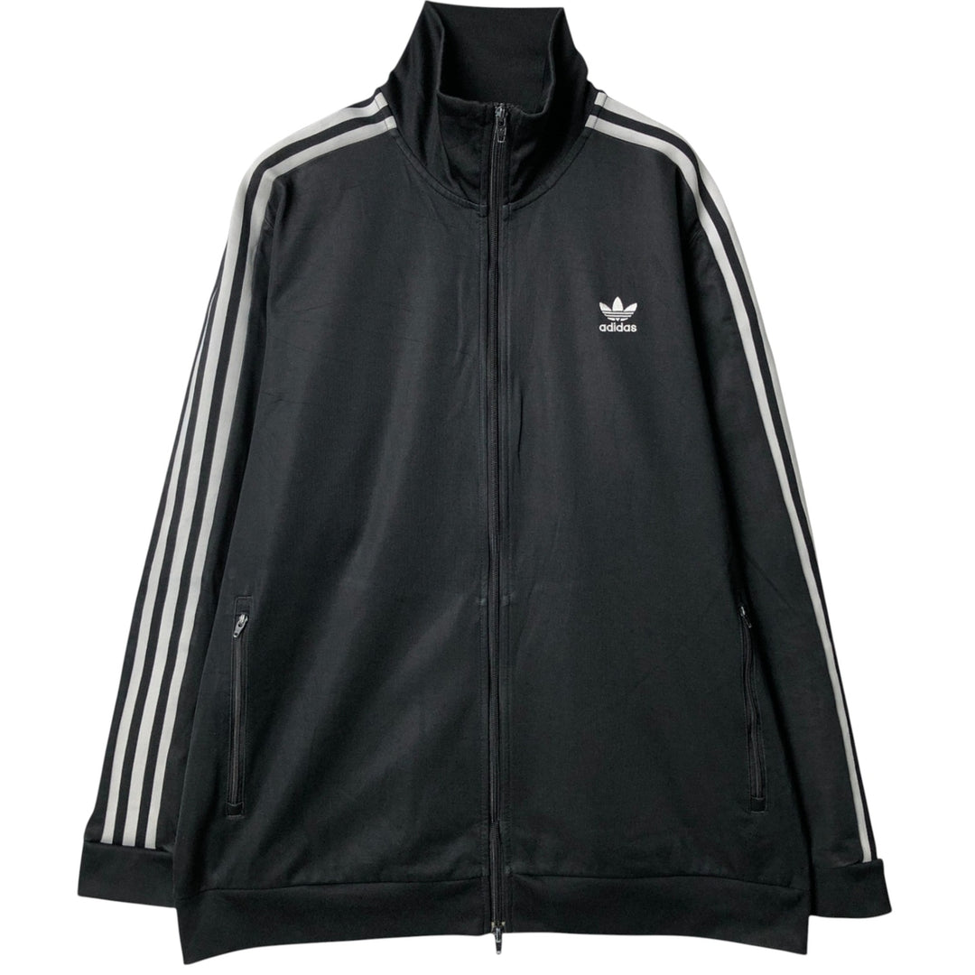 Adidas Originals Jersey Track Jacket Men's XL cotton black type Vintage Second Hand