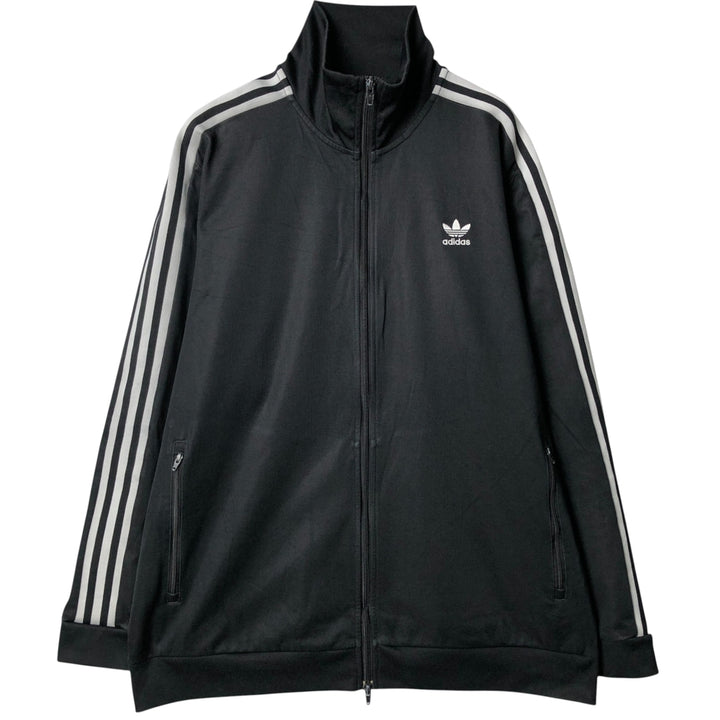 Adidas Originals Jersey Track Jacket Men's XL cotton black type Vintage Second Hand