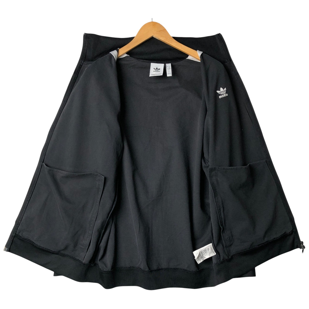 Adidas Originals Jersey Track Jacket Men's XL cotton black type Vintage Second Hand