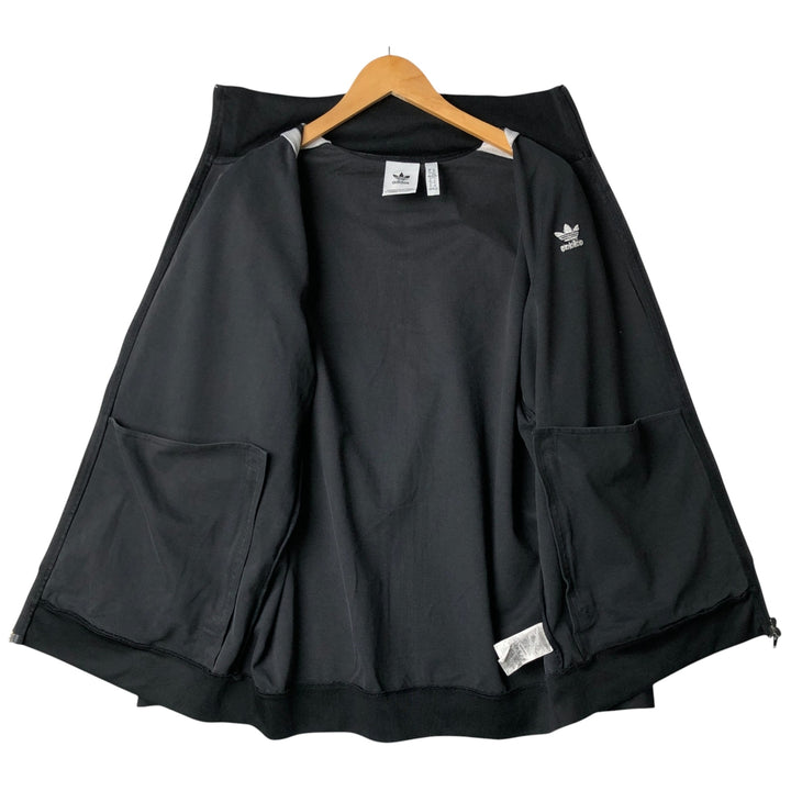 Adidas Originals Jersey Track Jacket Men's XL cotton black type Vintage Second Hand