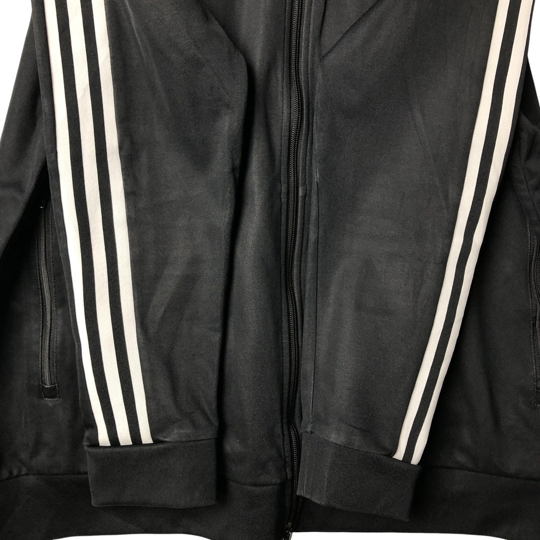 Adidas Originals Jersey Track Jacket Men's XL cotton black type Vintage Second Hand