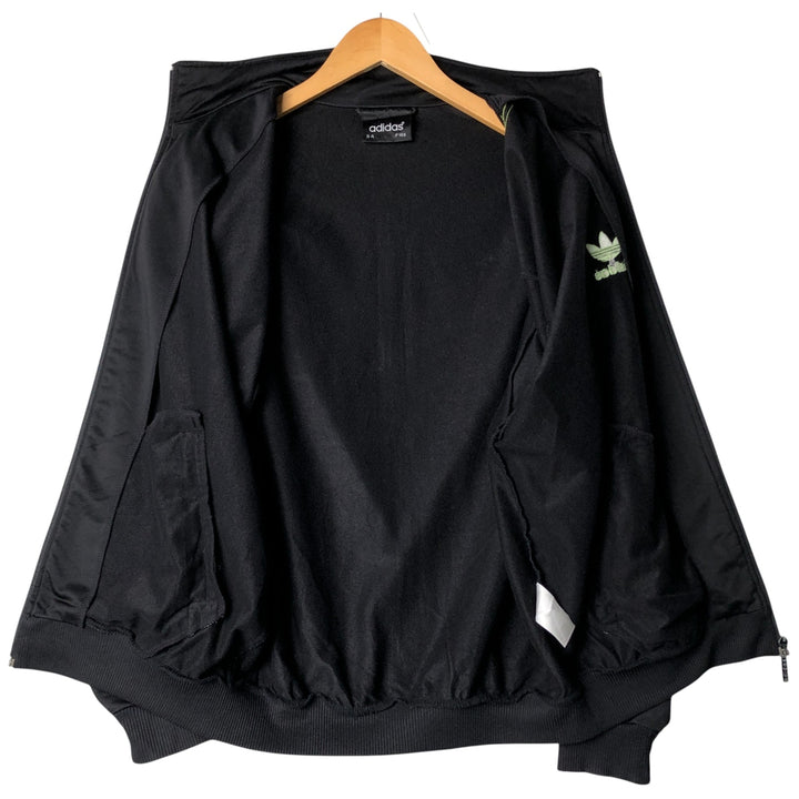 Vintage 90'S Adidas track jacket, size S, men's polyester black type Vintage Second Hand