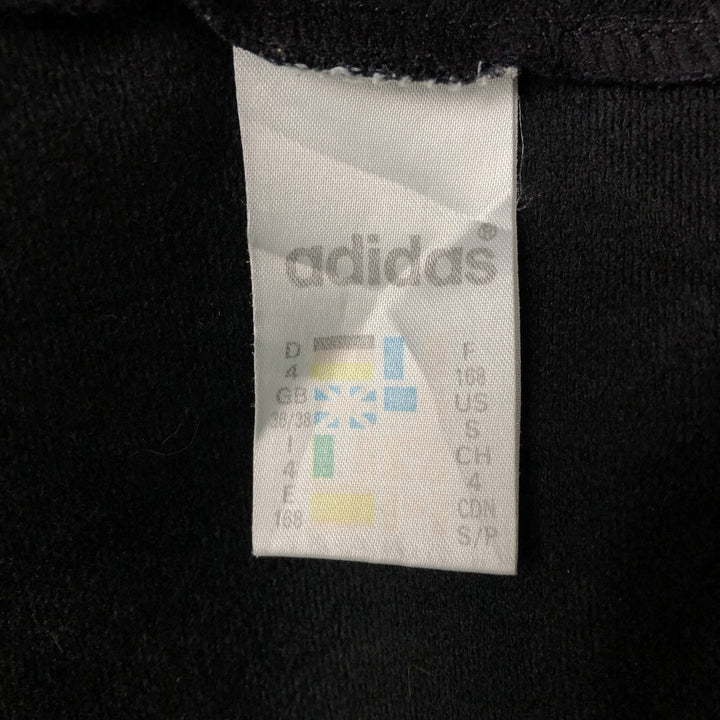 Vintage 90'S Adidas track jacket, size S, men's polyester black type Vintage Second Hand