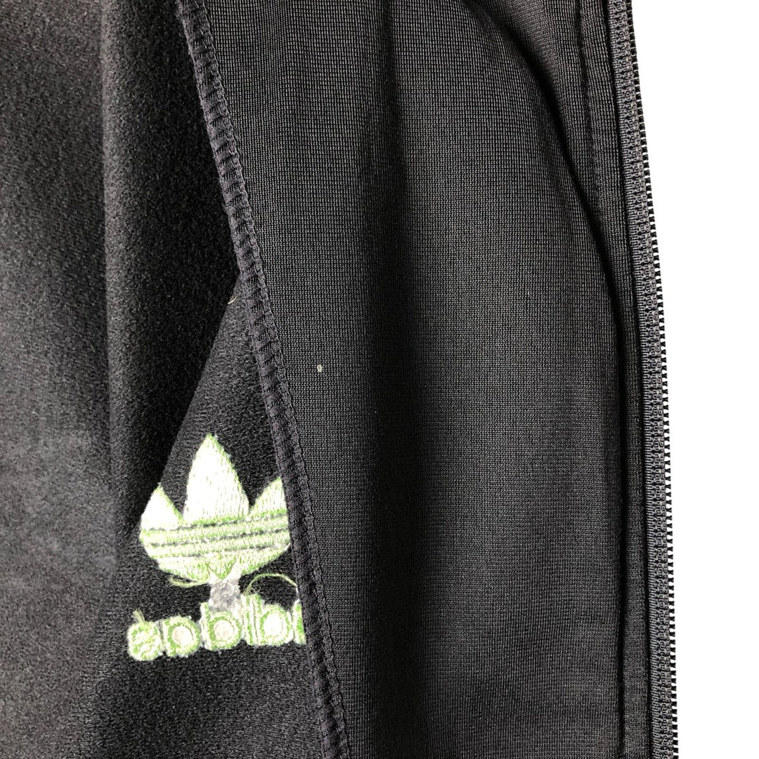 Vintage 90'S Adidas track jacket, size S, men's polyester black type Vintage Second Hand