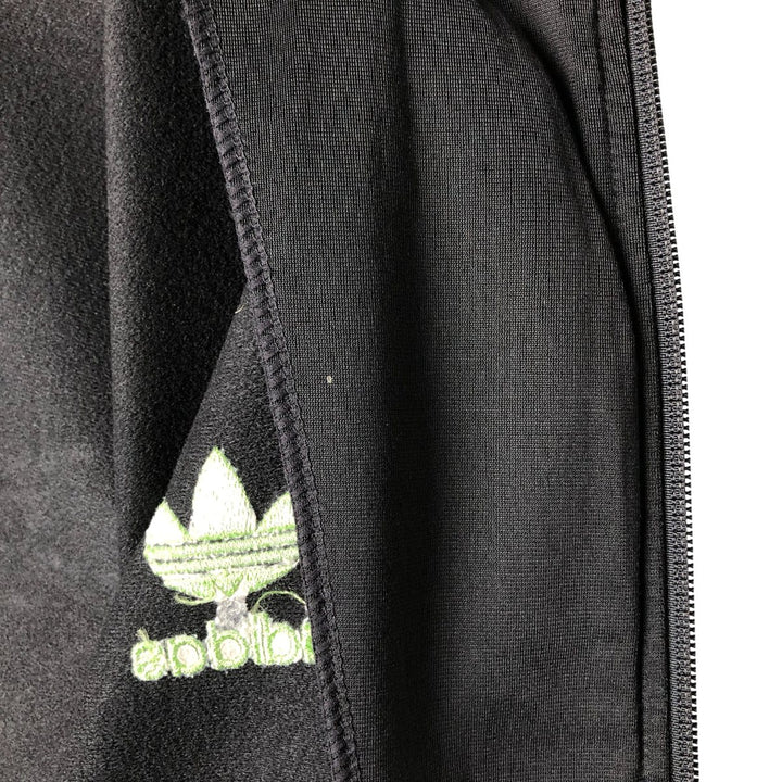 Vintage 90'S Adidas track jacket, size S, men's polyester black type Vintage Second Hand