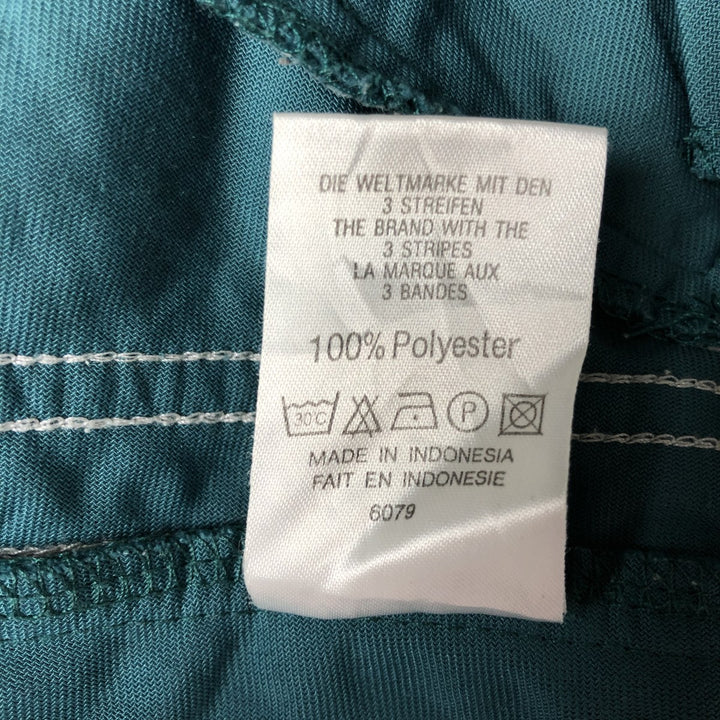 Vintage 90'S Adidas Velour Jersey Track Jacket with Back Logo, Men's Size Medium polyester green type Vintage Second Hand