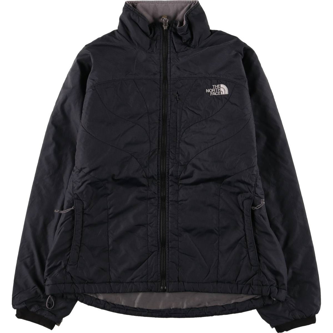 The North Face Primaloft Mountain Jacket, Women's Size L (Padded Shell Jacket) Nylon Charcoal Vintage Second Hand