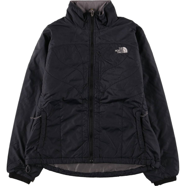 The North Face Primaloft Mountain Jacket, Women's Size L (Padded Shell Jacket) Nylon Charcoal Vintage Second Hand