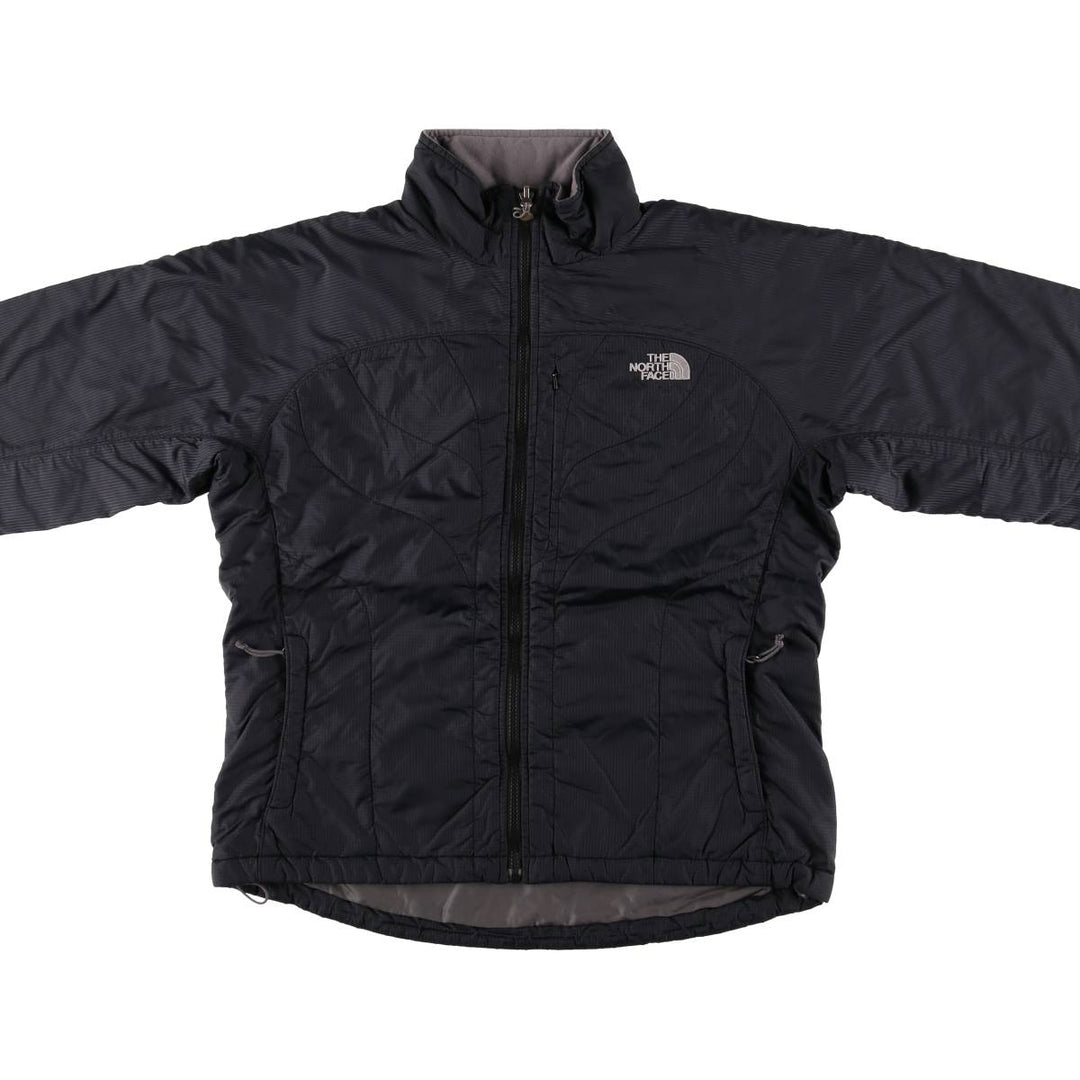 The North Face Primaloft Mountain Jacket, Women's Size L (Padded Shell Jacket) Nylon Charcoal Vintage Second Hand