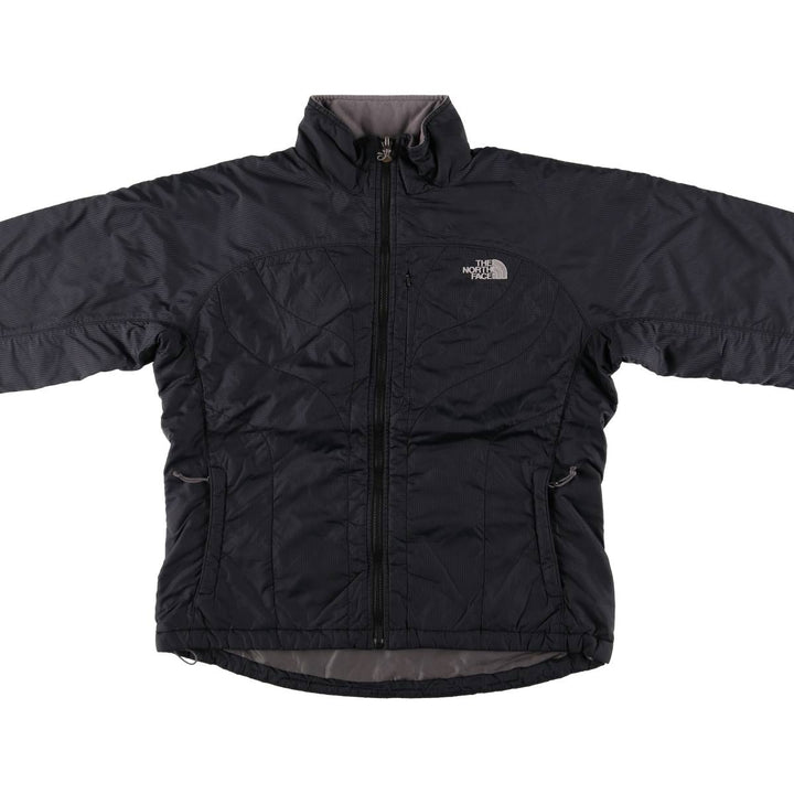 The North Face Primaloft Mountain Jacket, Women's Size L (Padded Shell Jacket) Nylon Charcoal Vintage Second Hand