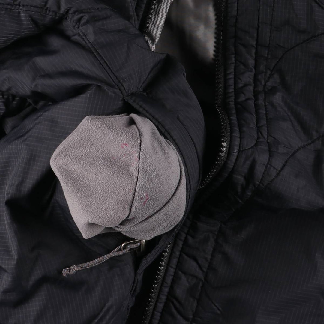 The North Face Primaloft Mountain Jacket, Women's Size L (Padded Shell Jacket) Nylon Charcoal Vintage Second Hand