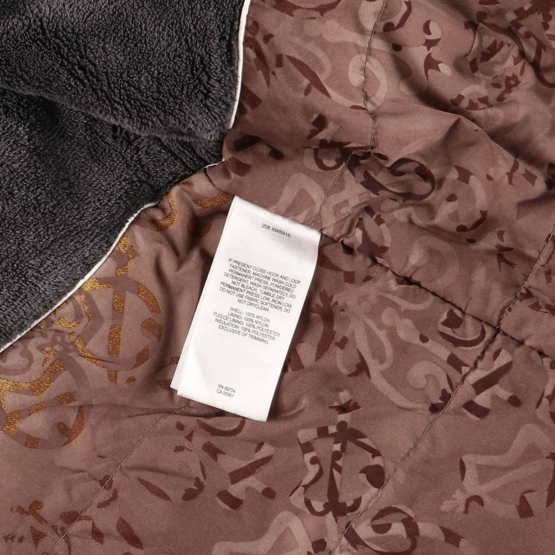 2000'S Columbia padded mountain parka/shell jacket/puffer jacket, women's size XL Nylon green type yellow green Vintage Second Hand