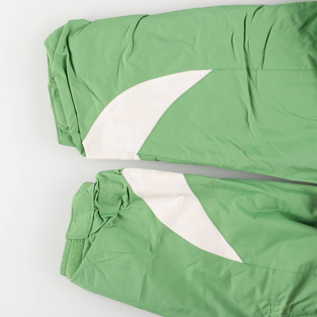 2000'S Columbia padded mountain parka/shell jacket/puffer jacket, women's size XL Nylon green type yellow green Vintage Second Hand