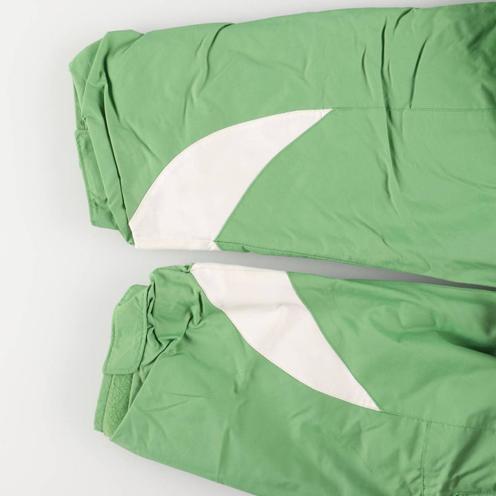 2000'S Columbia padded mountain parka/shell jacket/puffer jacket, women's size XL Nylon green type yellow green Vintage Second Hand