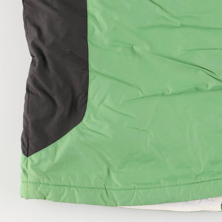 2000'S Columbia padded mountain parka/shell jacket/puffer jacket, women's size XL Nylon green type yellow green Vintage Second Hand