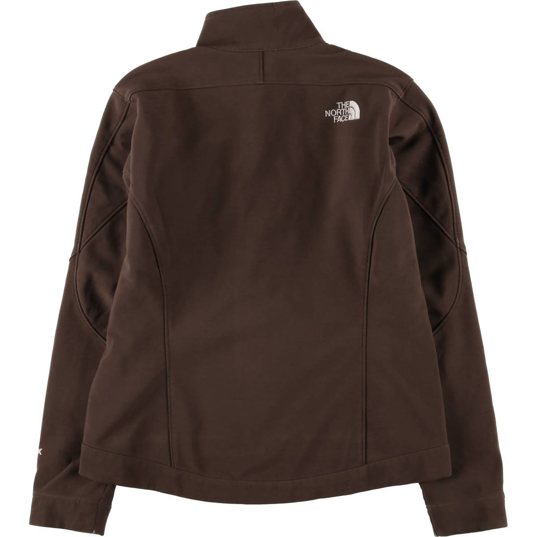 The North Face Women's Softshell Jacket, Size S polyester brown type Vintage Second Hand