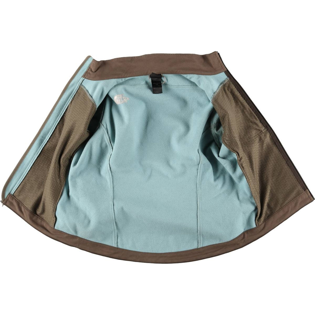 The North Face Women's Softshell Jacket, Size S polyester brown type Vintage Second Hand