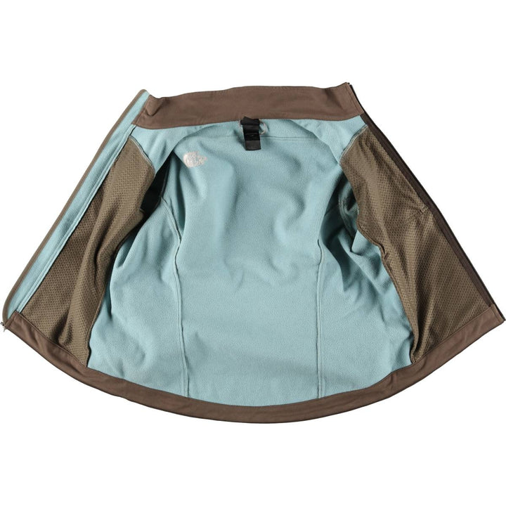 The North Face Women's Softshell Jacket, Size S polyester brown type Vintage Second Hand