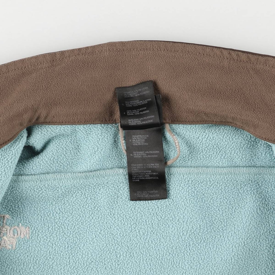 The North Face Women's Softshell Jacket, Size S polyester brown type Vintage Second Hand