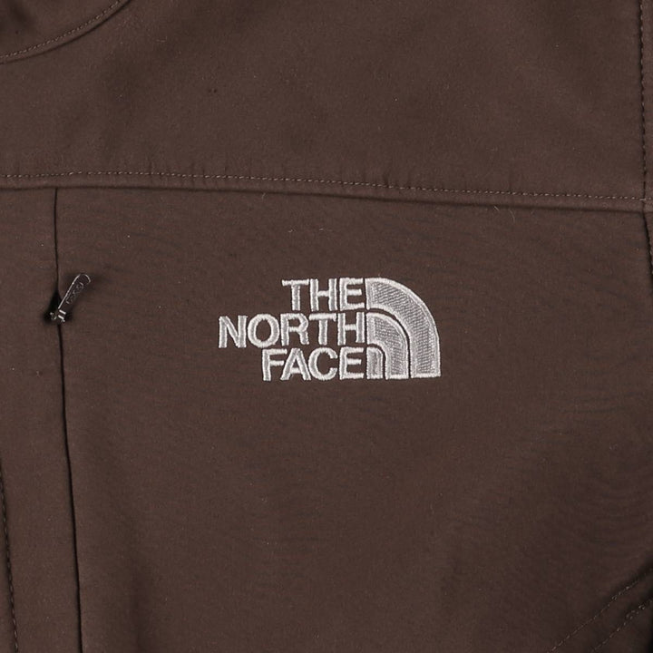 The North Face Women's Softshell Jacket, Size S polyester brown type Vintage Second Hand