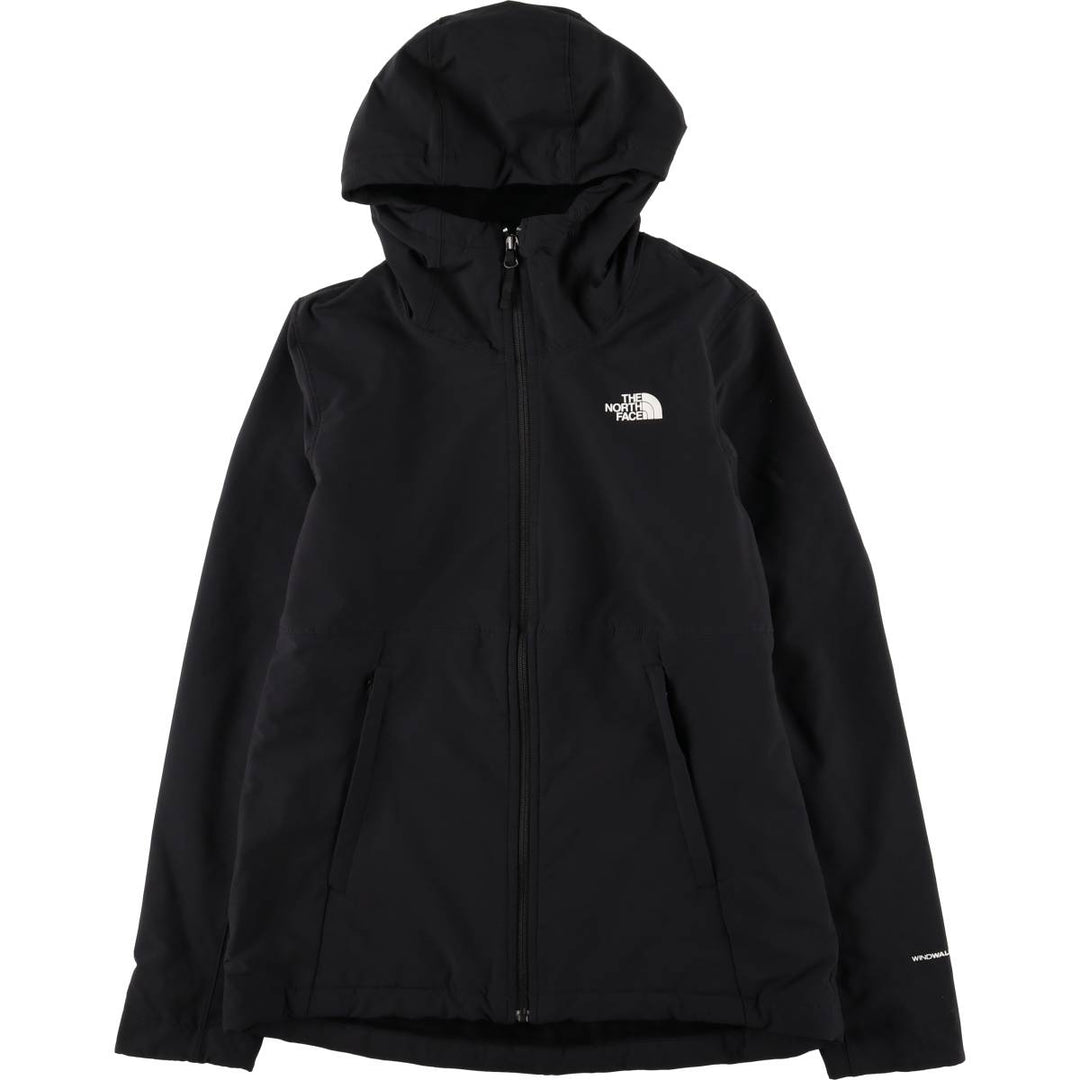 The North Face Windwall Softshell Jacket, Women's Size M polyester black type Vintage Second Hand