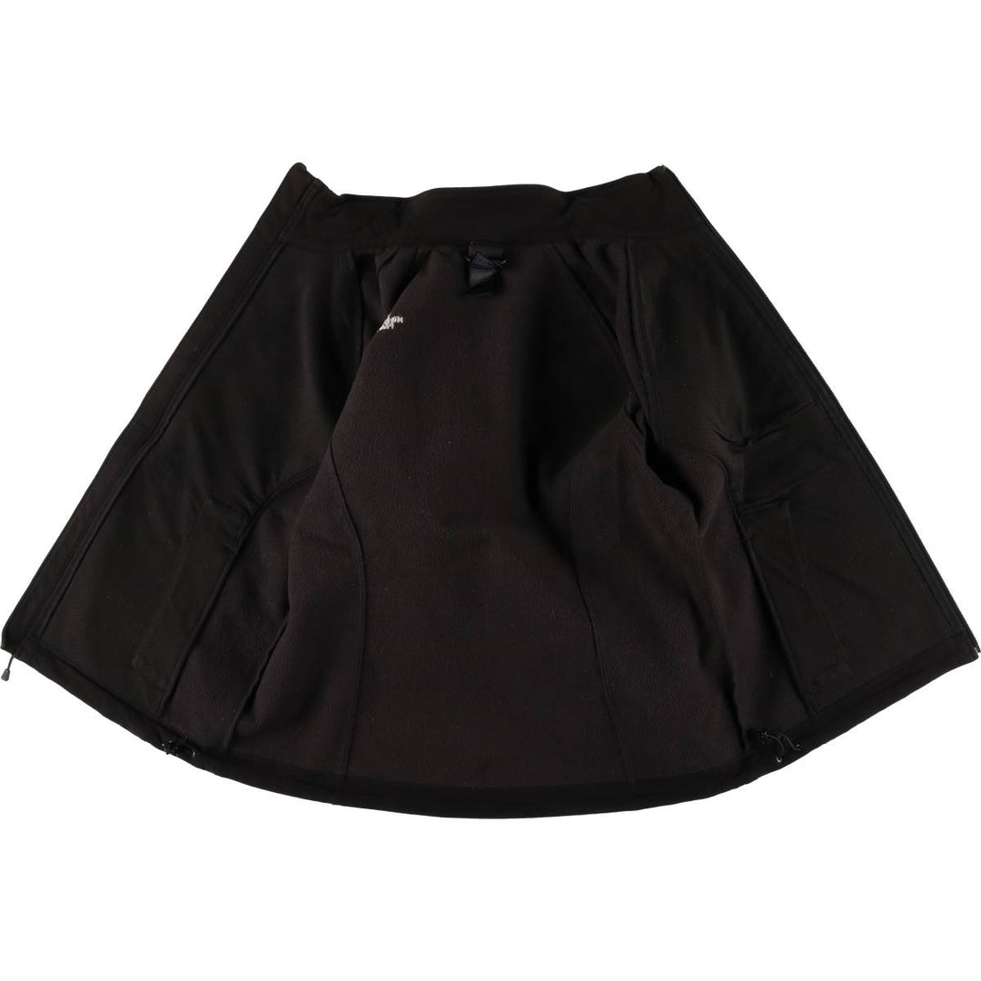 The North Face Women's Softshell Jacket, Size L polyester black type Vintage Second Hand