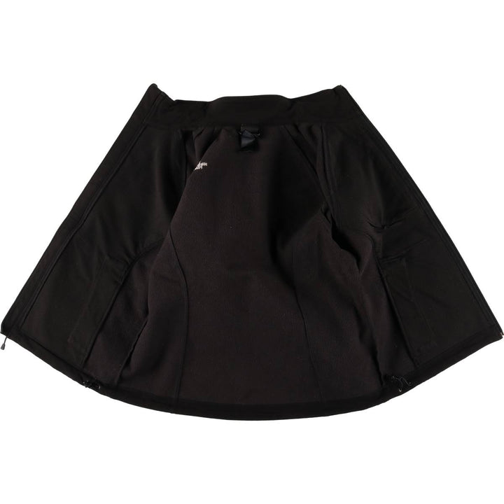 The North Face Women's Softshell Jacket, Size L polyester black type Vintage Second Hand