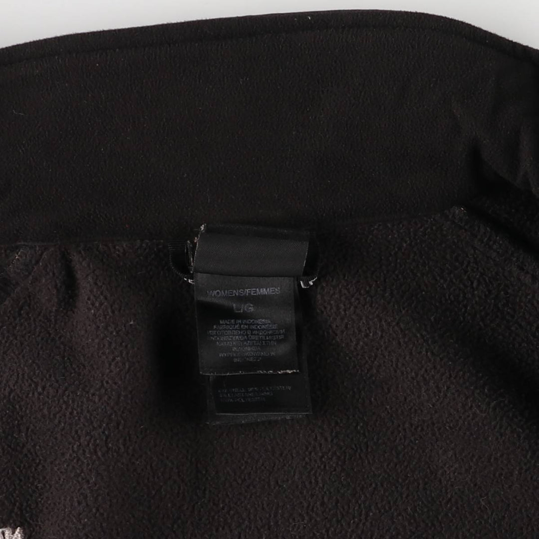 The North Face Women's Softshell Jacket, Size L polyester black type Vintage Second Hand