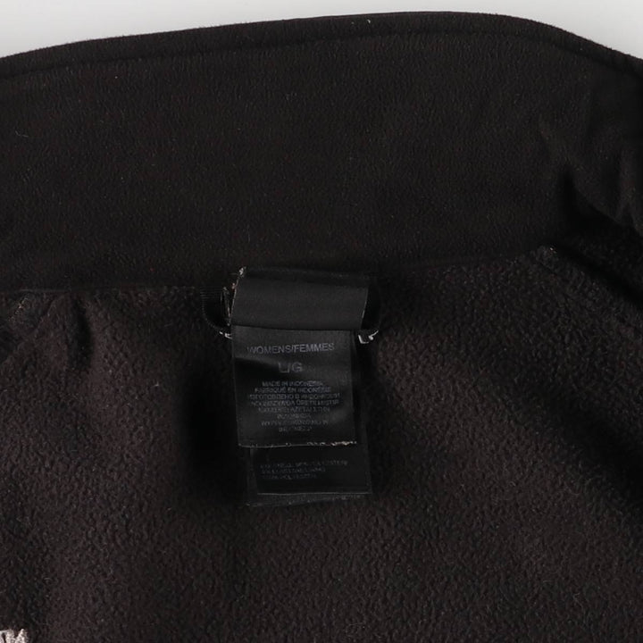 The North Face Women's Softshell Jacket, Size L polyester black type Vintage Second Hand