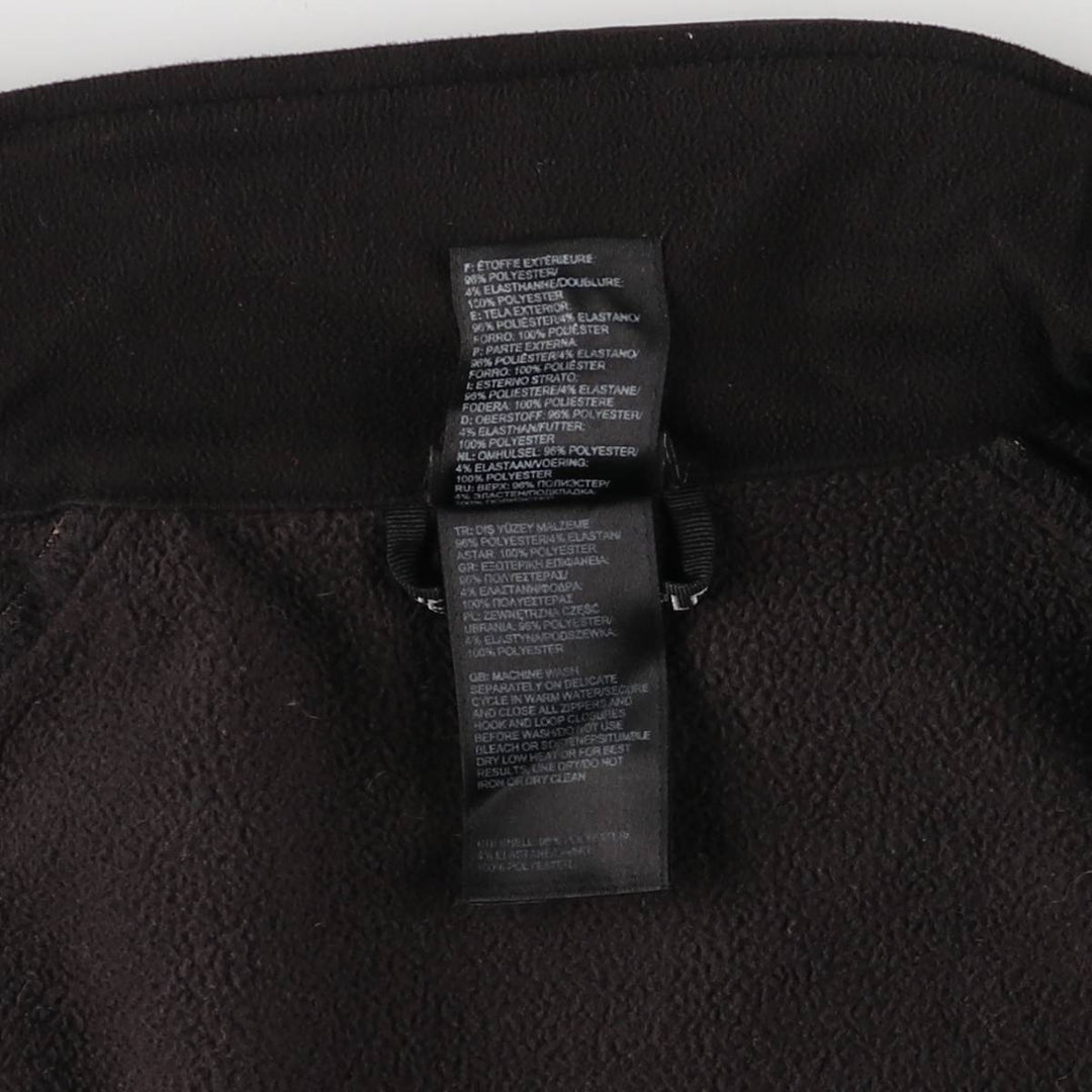 The North Face Women's Softshell Jacket, Size L polyester black type Vintage Second Hand