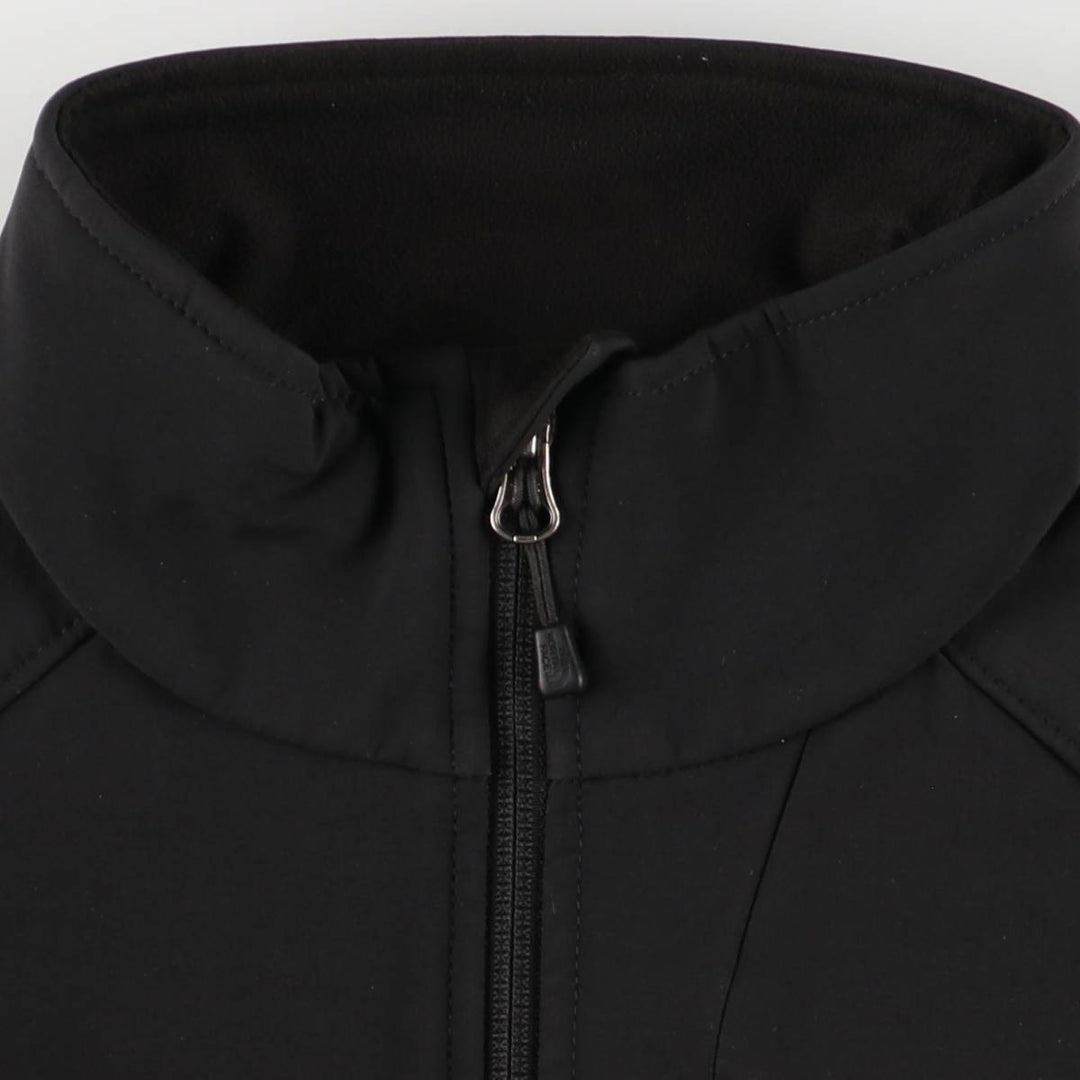 The North Face Women's Softshell Jacket, Size L polyester black type Vintage Second Hand