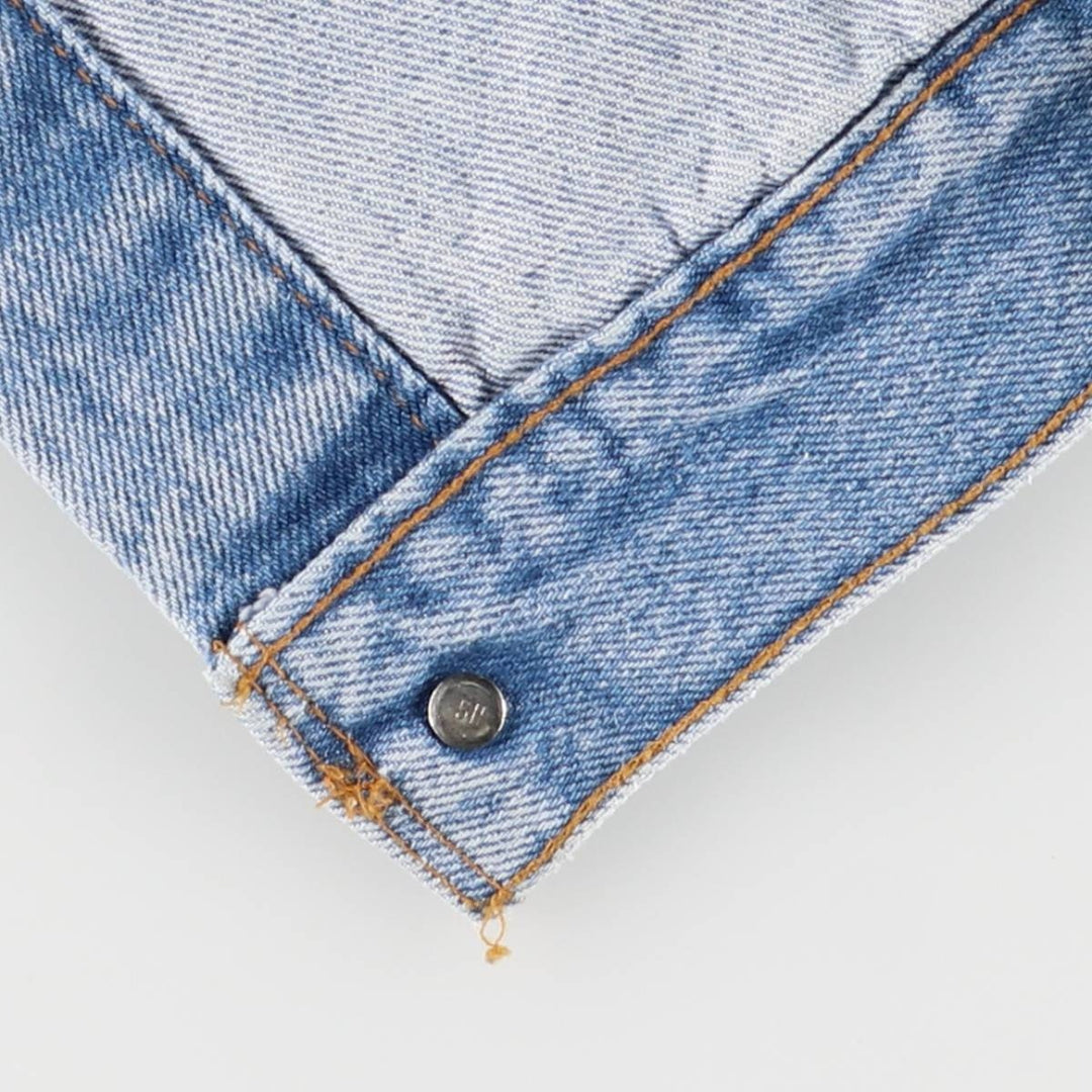 90'S Levi's 57508-0214 Denim Jacket, Made in USA, Women's Size L, Vintage cotton blue type Vintage Second Hand
